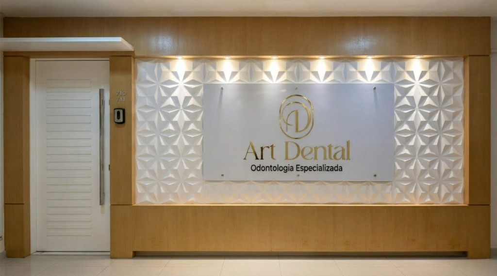Fachada da sala Art Dental — salas 710 e 711